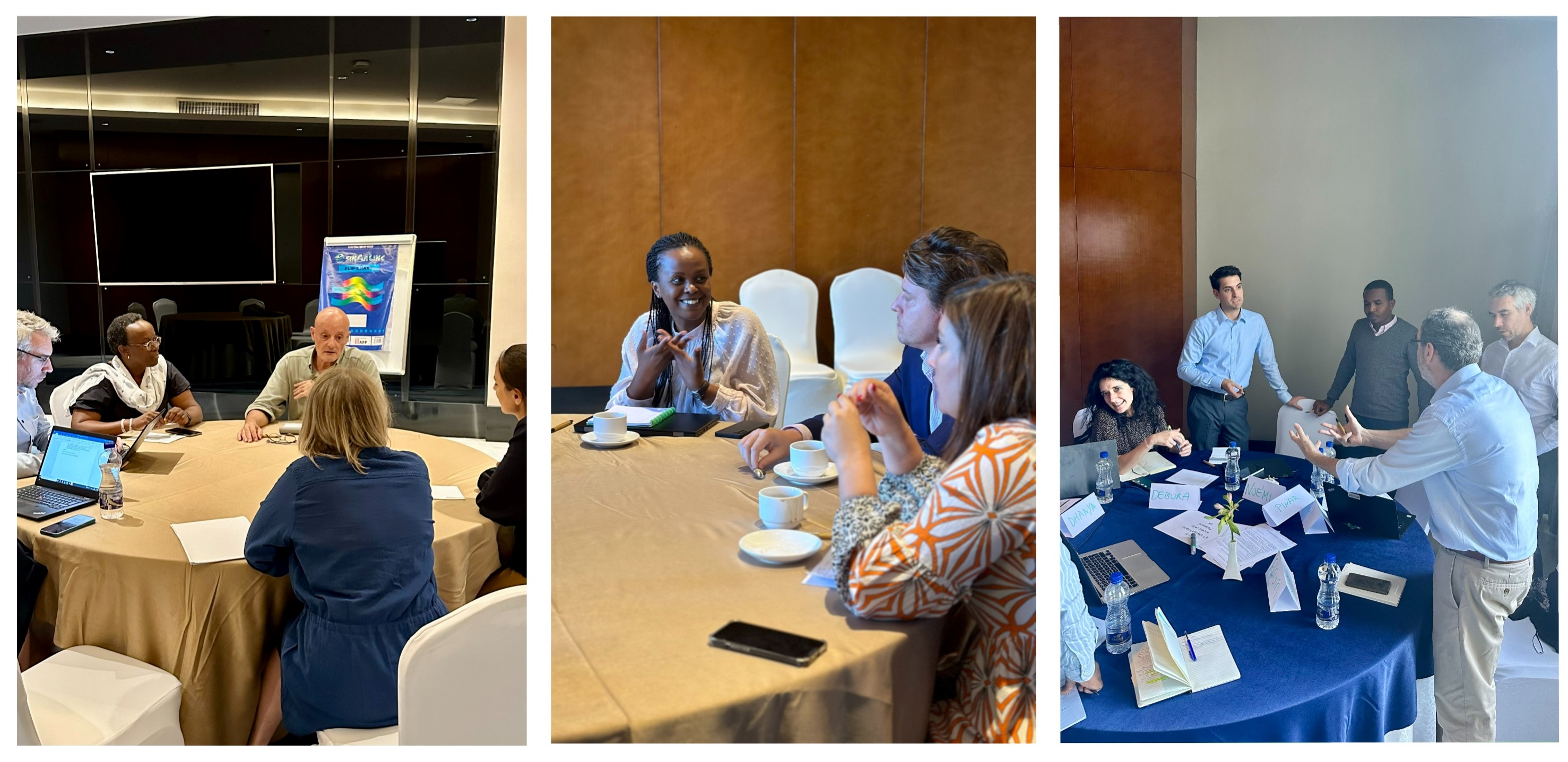 Round table discussions provided an opportunity for sharing experiences © EUTF 