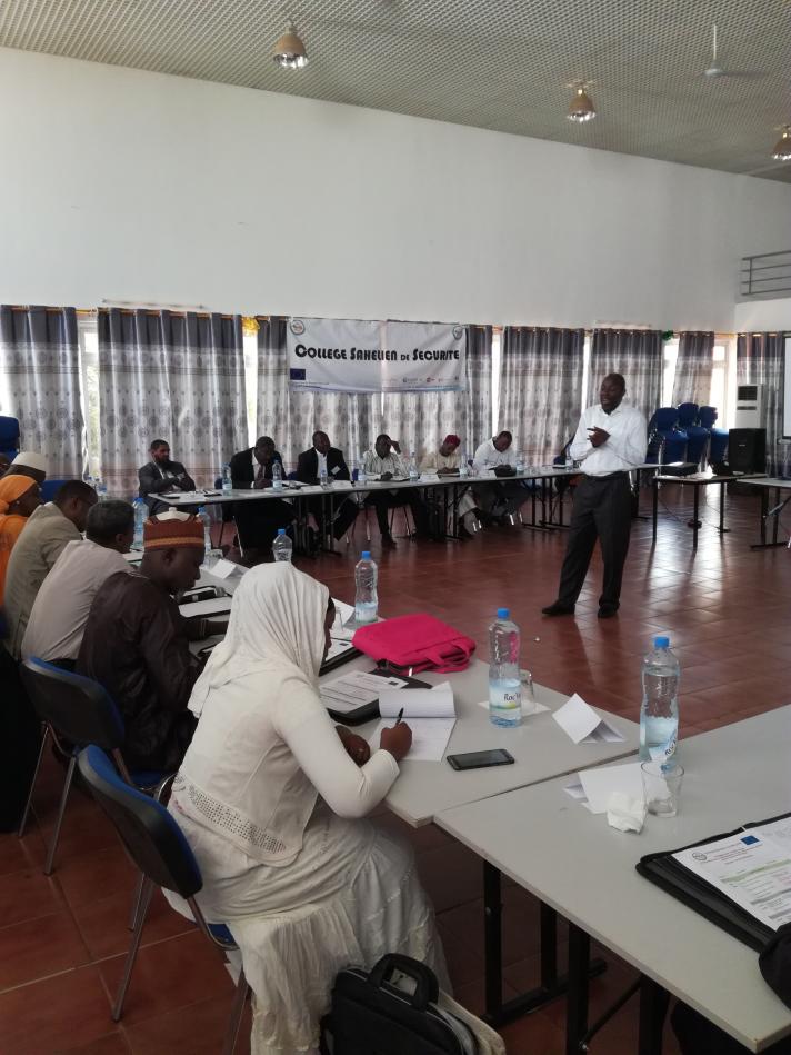 Formation radicalisation à destination de la cellule régionale de lutte contre la radicalisation et l’extrémisme violent du G5 SAHEL