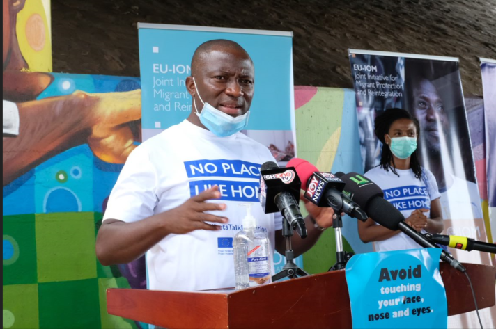 Raising Awareness of Migration and COVID 19 through Graffiti and Street Art in Accra