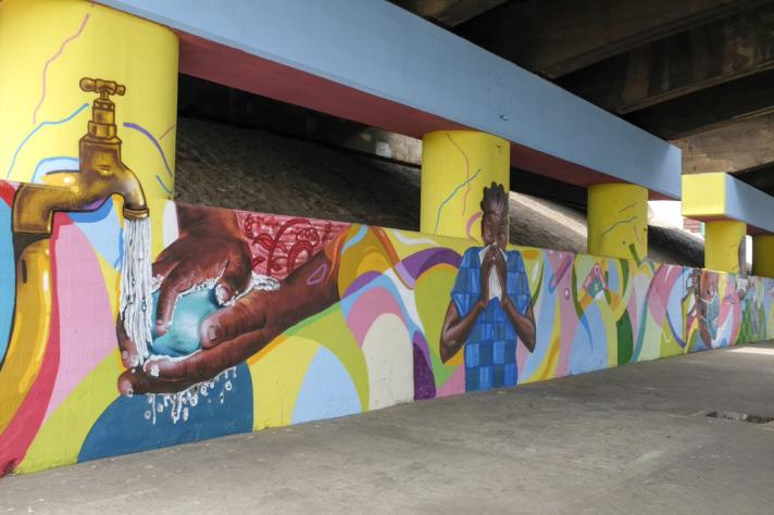 Raising Awareness of Migration and COVID 19 through Graffiti and Street Art in Accra