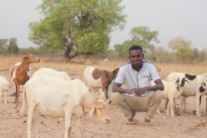 Jewru continues to work on his family’s animal husbandry business during the pandemic