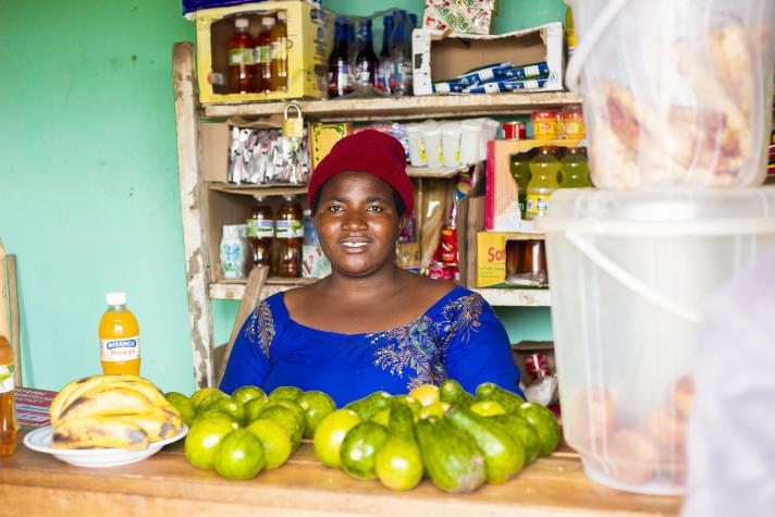 Mukapasika Herondine expanded her business sucessfully. © GIZ (2023). Photo by Adalbert Niyobugingo/TT Communications. 