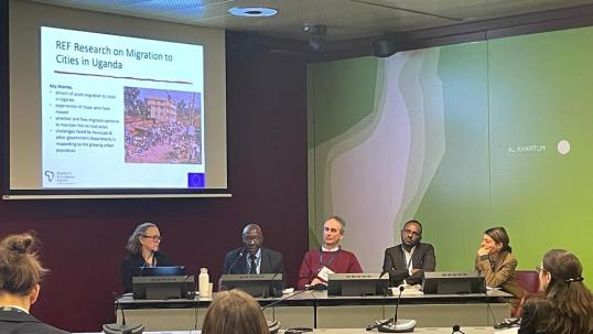 Findings presentation at the GFMD ©REF