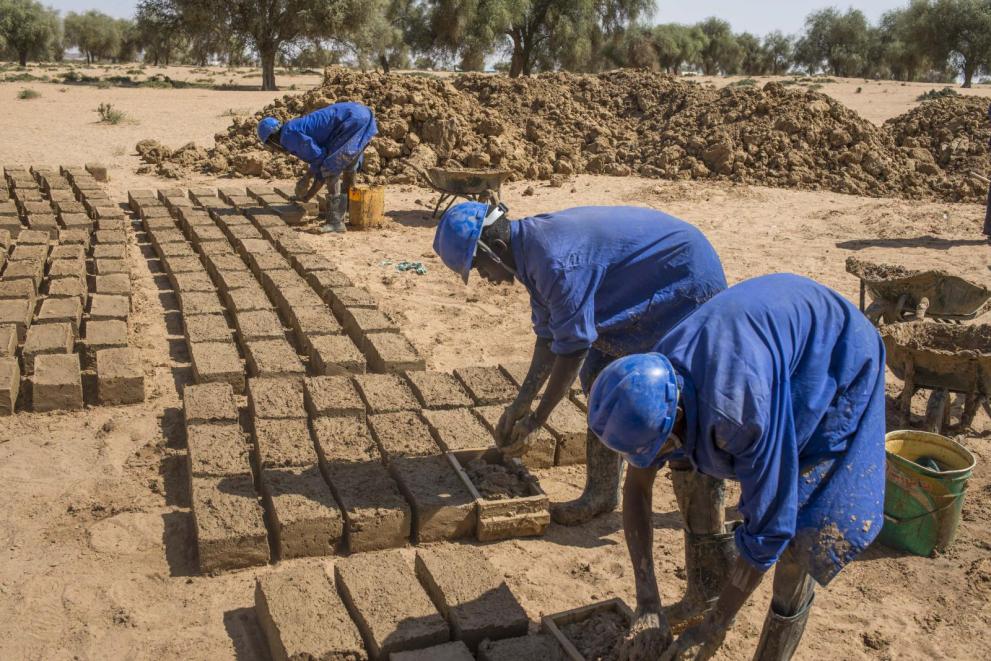Démarrage des chantiers de formation à Kaédi et Sélibaby