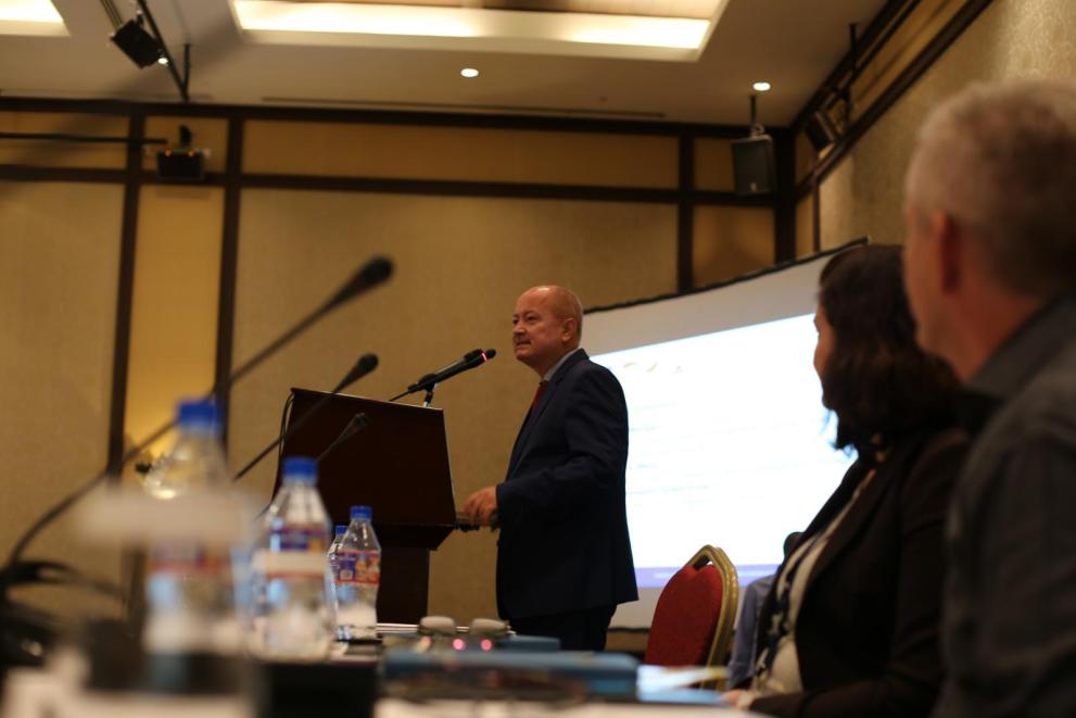 EU Ambassador to Djibouti Adam Kulach speaking at the “Regional Conference on the Protection of Child Migrants in the Horn of Africa”, Djibouti, 12 & 13 March 2018