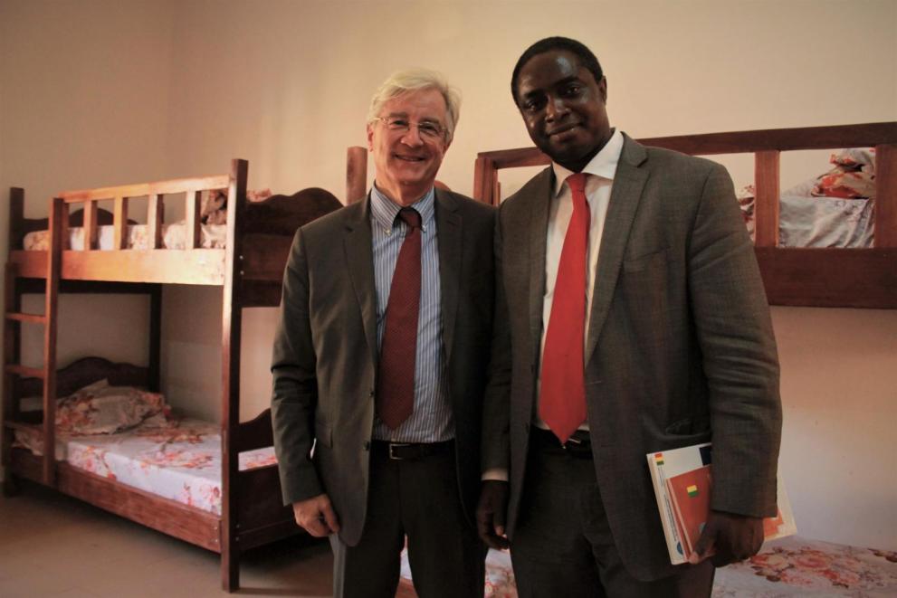 Le Chef de la Délégation de l'UE et l'OIM à la Maison des Maliens de l'Extérieur à Bamako