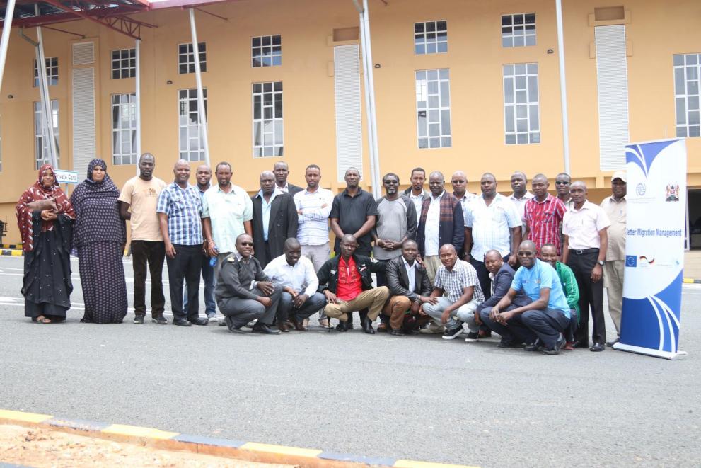 Participants to the training on Coordinated Border Management (CBM) held in Kenya on 24-25 April 2018 - @IOM