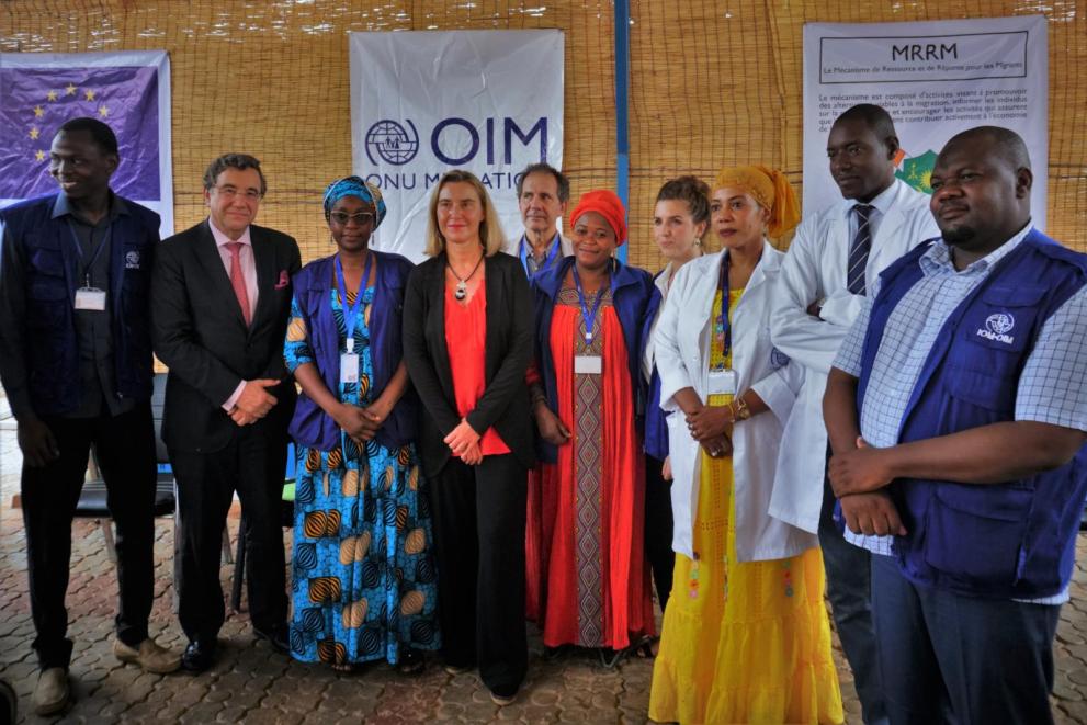 Niger: Mogherini meets vulnerable migrants who speak about their stories and vital EU-IOM support