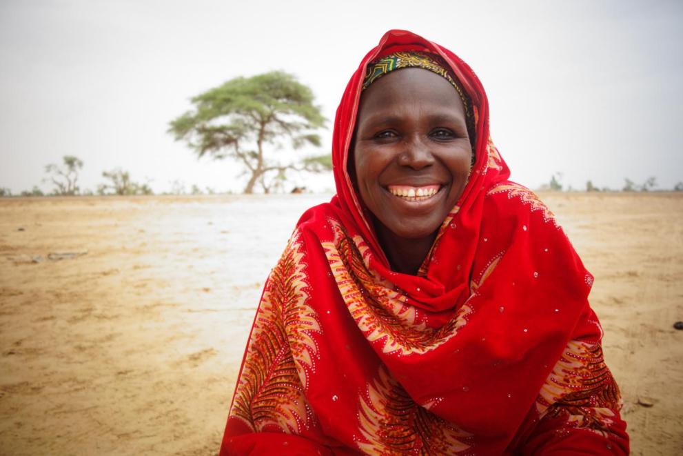 Makinata, réfugiée à Diffa, présidente de l'association des femmes de la communauté