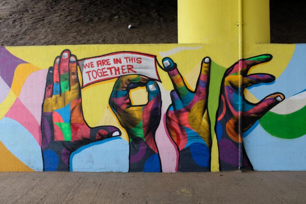 Street-art in Ghana raises awareness on Covid-19