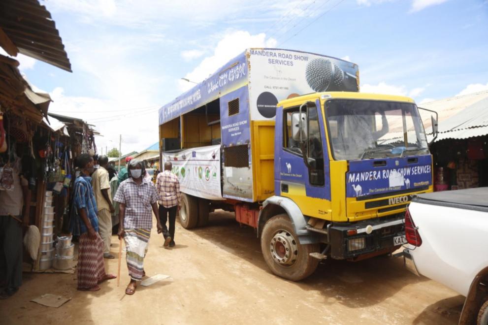 Over 15,000 residents across the three RASMI target countries were reached with COVID-19 and peace messages shared by boundary partners and public health officials through roadshow caravans.