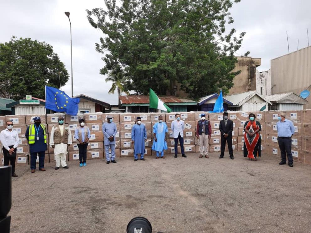 “Team Europe and the UN Hand-Over a Second Batch of Medical Supplies to the Nigerian Government to Further Enhance the COVID-19 Response