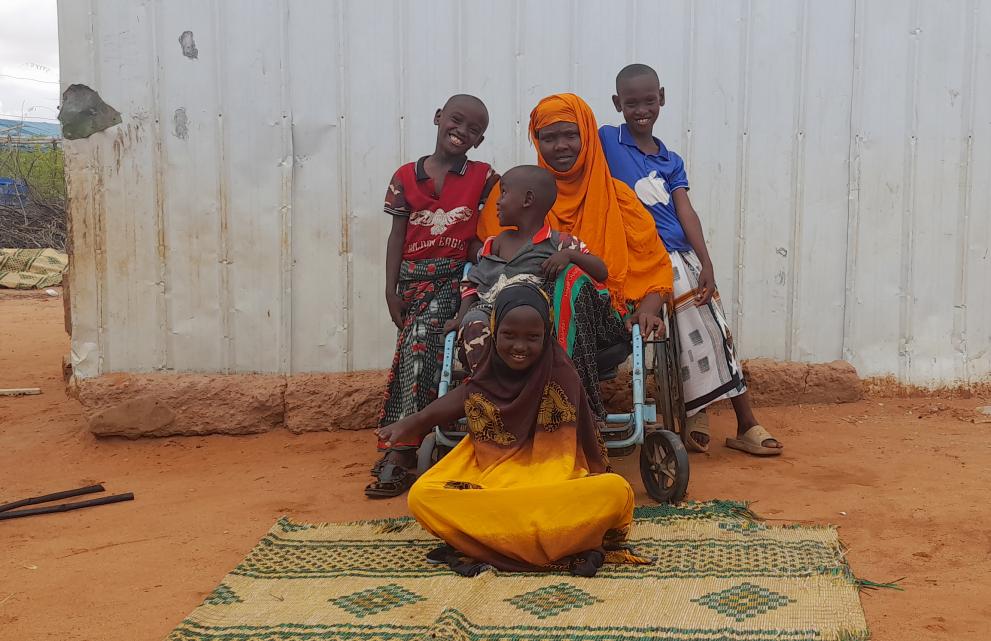 Meet Falhado and her children ©Norwegian Refugees Council 