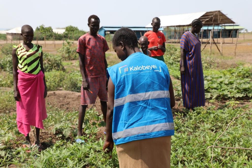 Ms. Grace Nakang Paul, an FAO-trained Community Based Facilitator (CBF). ©Francis Ekiru/FAO