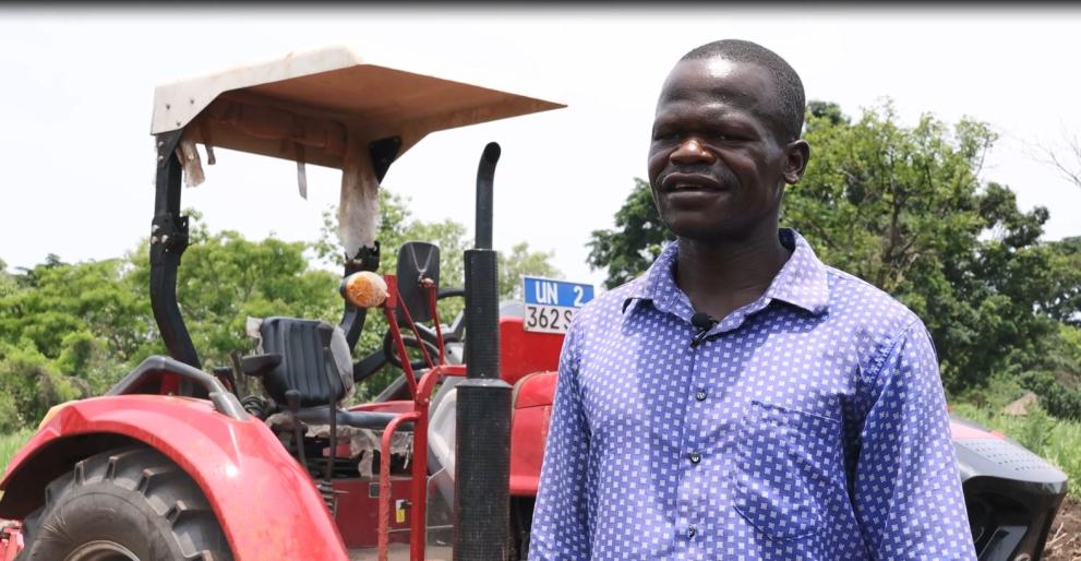 Martine Ismail speaks about the new possibilities for cultivating the land in his region ©International Trade Centre