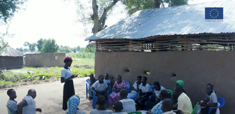 Naduku Reida giving training on digitalization, SUPREME Project ©Publication by the European Union   