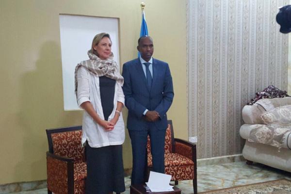 EU Ambassador to Somalia Veronique Lorenzo met Prime Minister Hassan Ali Khaire and discussed ongoing reforms