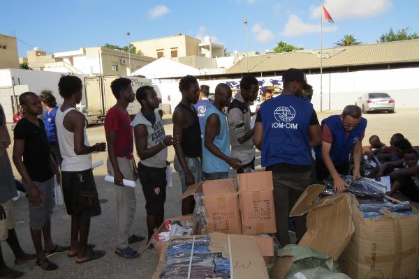 Stranded migrants from Guinea Conakry received return assistance home today through the UE-IOM Initiative