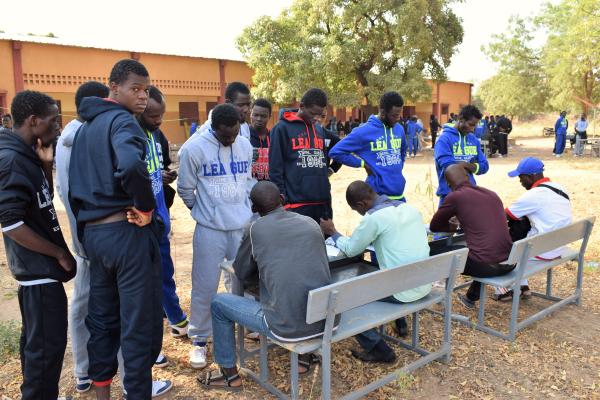 Enregistrement des migrants