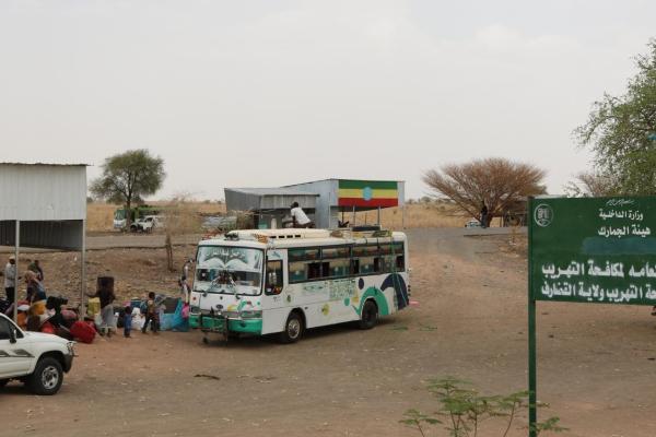 Lokdi is a checkpoint in Gedaref where seasonal labour migrants from Ethiopia cross the border to Sudan