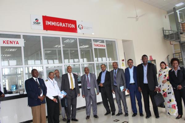 Sudanese officials from the relevant ministries followed an operation of the Kenyan National Coordination Mechanism in Namanga, at the border with Tanzania
