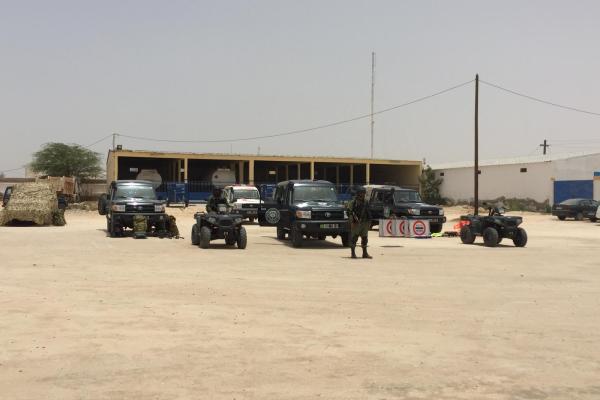 Quelques équipements et personnels de la compagnie GARSI Mauritanie