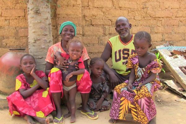 Nassirou Maman et sa famille