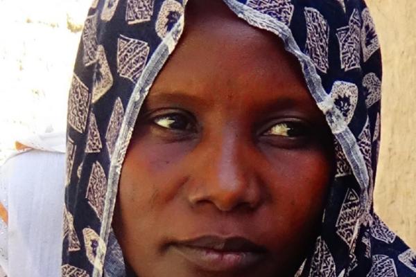 Bébé Adoulaye, 32 ans, bénéficie des activités du projet RESTE au Tchad