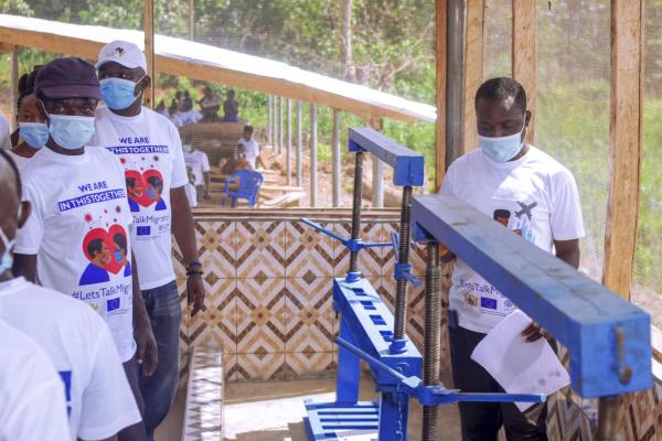 Gari factory handover in Ghana