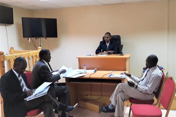 Sudanese Judges and prosecutors are simulating a human trafficking trial in Khartoum