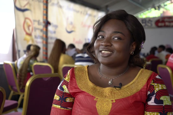 Maéva-Daniella KABOUA, étudiante en Master et présidente du Bureau des étudiants