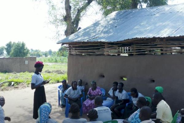 Naduku Reida giving training on digitalization, SUPREME Project ©Publication by the European Union   
