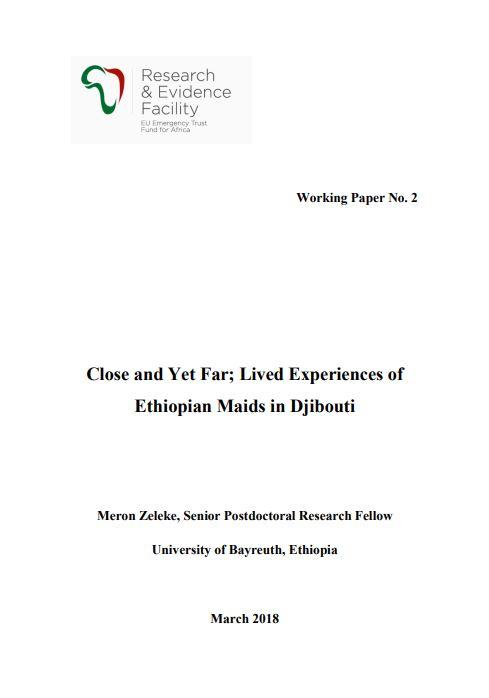 This paper explores experiences of Ethiopian female migrants working as maids in  Djibouti, by considering their living and working conditions in Djiboutian  households