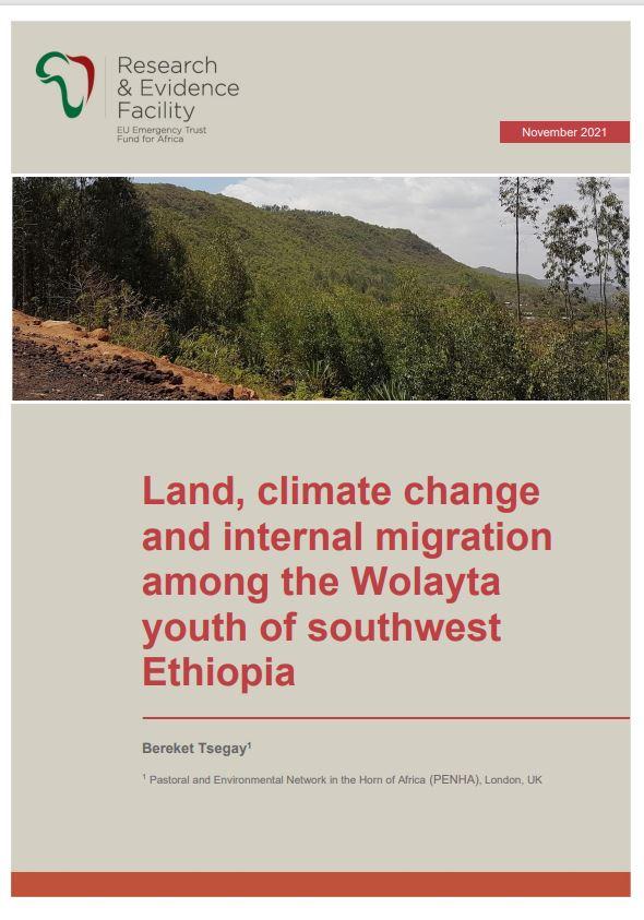 Land, climate change and internal migration among the Wolayta youth of southwest Ethiopia