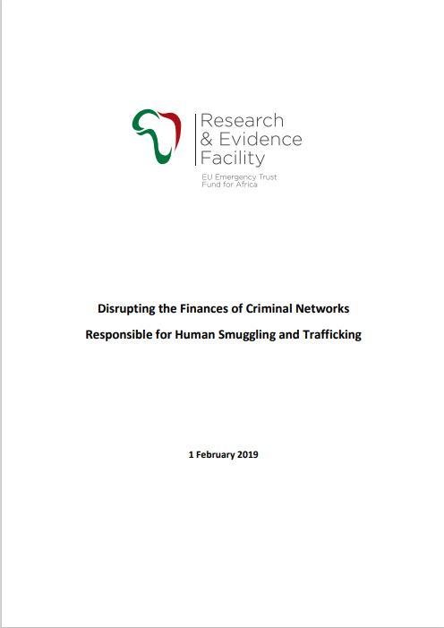 Disrupting the Finances of Criminal Networks Responsible for Human Smuggling and Trafficking