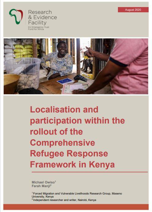 Localisation and participation within the rollout of the Comprehensive Refugee Response Framework in Kenya